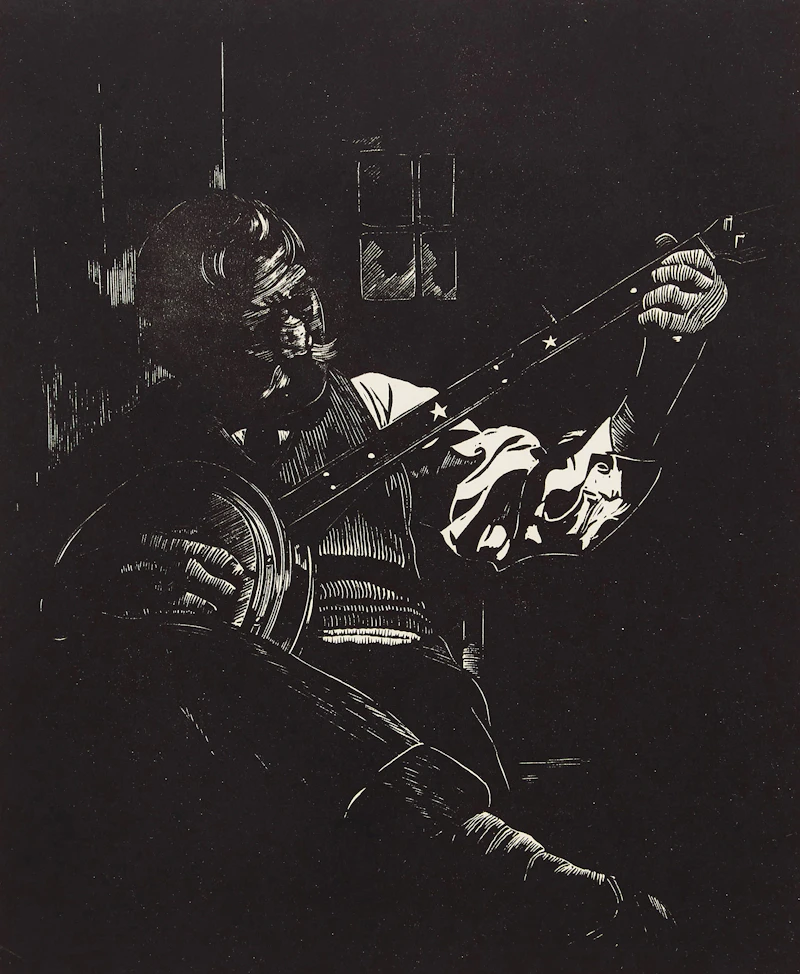 Plenty o’ Nothin’; Black Worker by Leonard Hutchinson