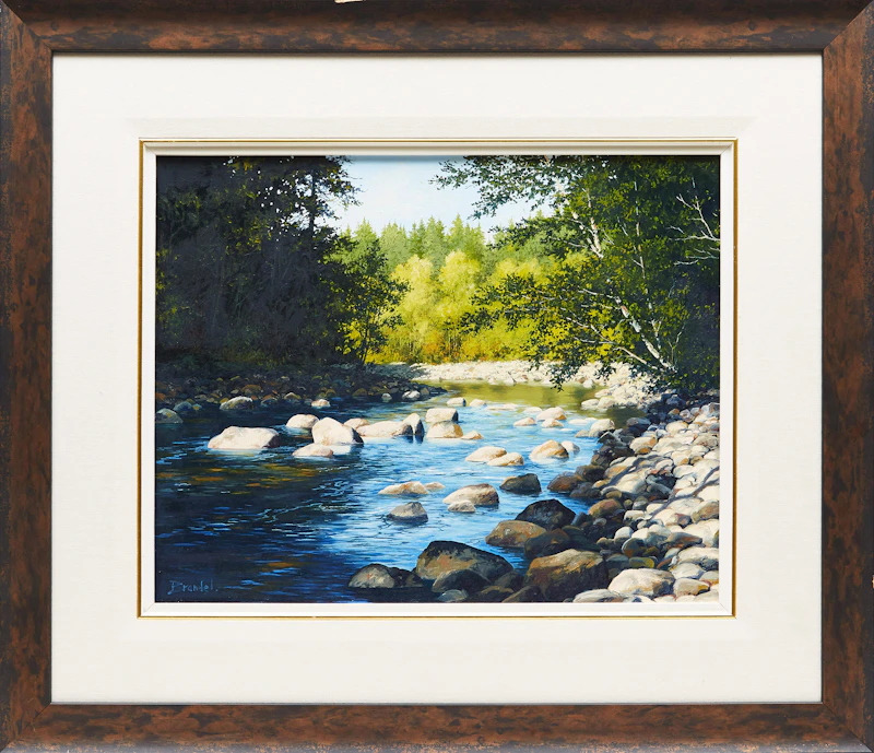 Merv Brandel, French Creek, oil on board - view 2