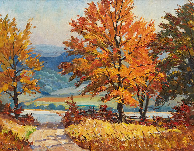 Autumn in the Trent Valley by Thomas Keith Roberts