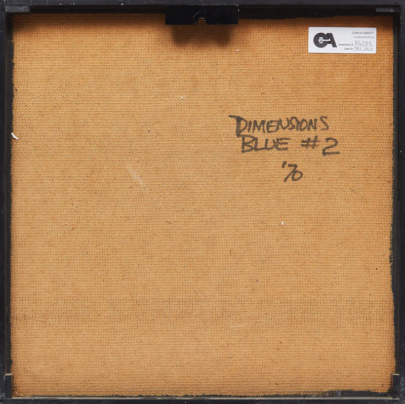 Gino Lorcini, Dimensions Blue #2, plexiglass and aluminum, 1970 - view 2