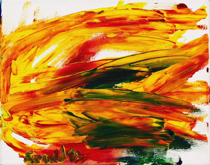 William Ronald, Abstraction, oil on canvas