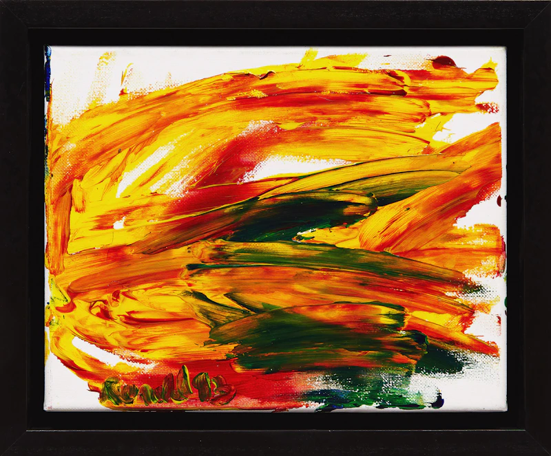 William Ronald, Abstraction, oil on canvas, 1993 - view 2