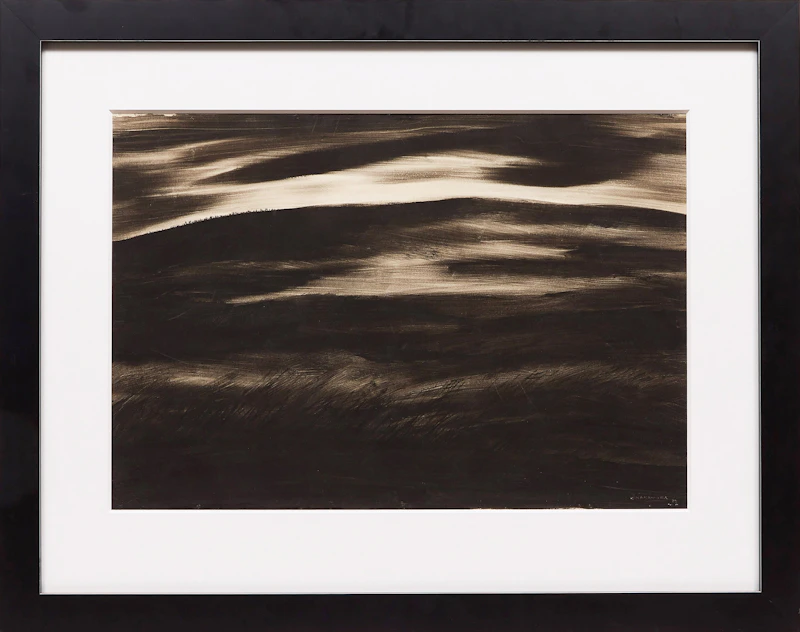 Kazuo Nakamura, An Evening Landscape, watercolour, 1955 - view 2