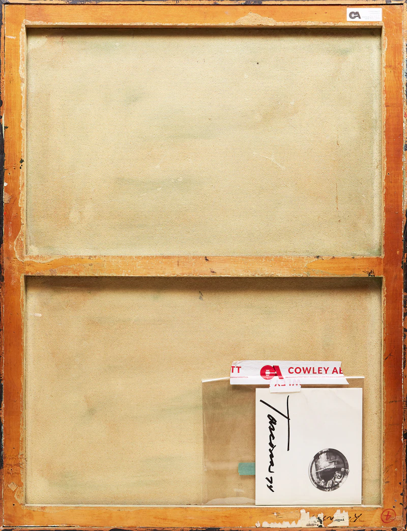 Tony Tascona, Untitled Abstraction, lacquer on board, 1965 - view 3