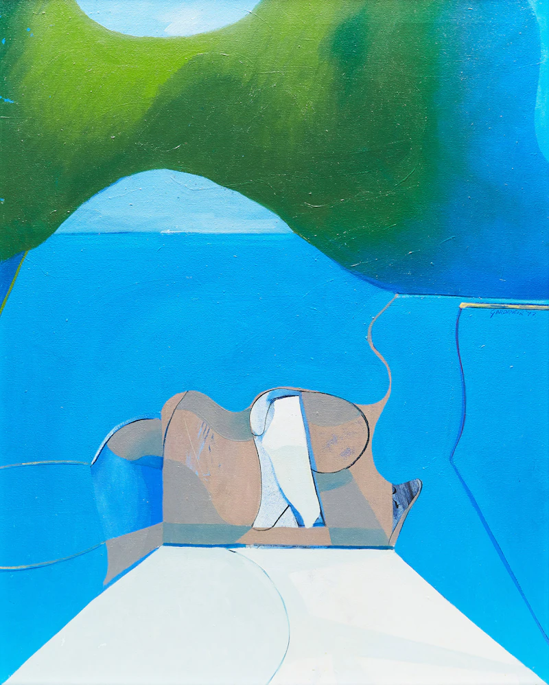 James Gordaneer, Untitled #2, oil on canvas