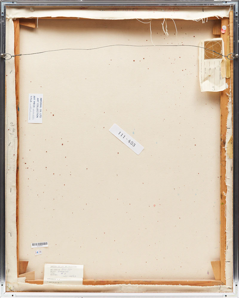 James Gordaneer, Untitled #2, oil on canvas, 1973 - view 3