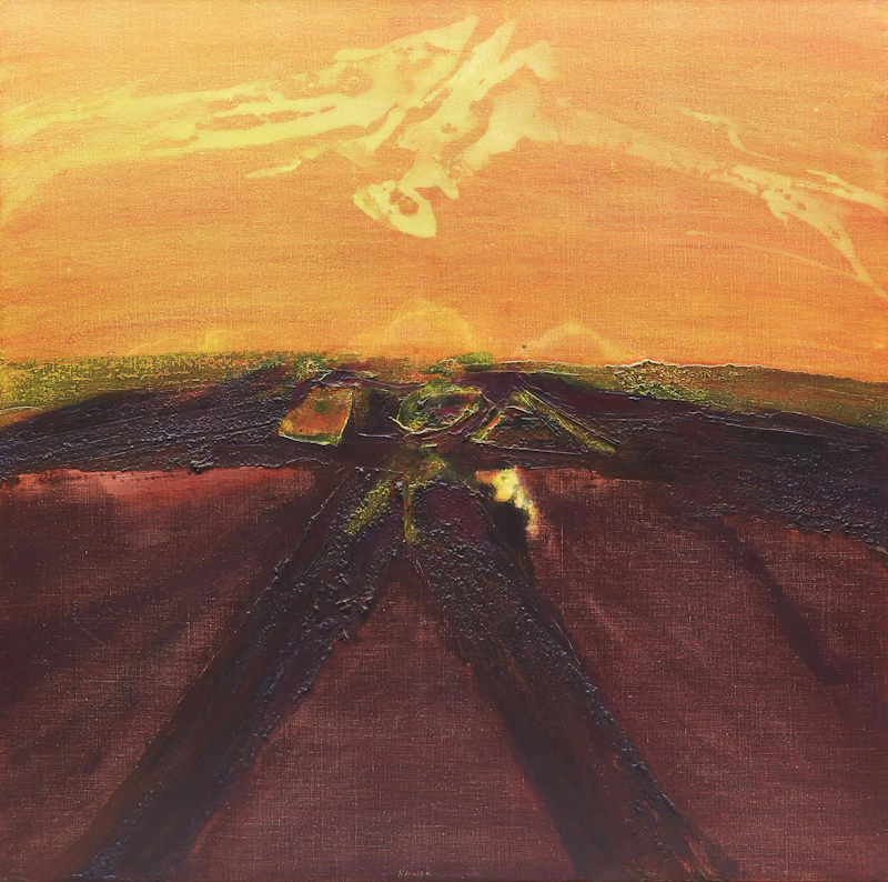 John-Franklin Koenig, Weso, oil on canvas