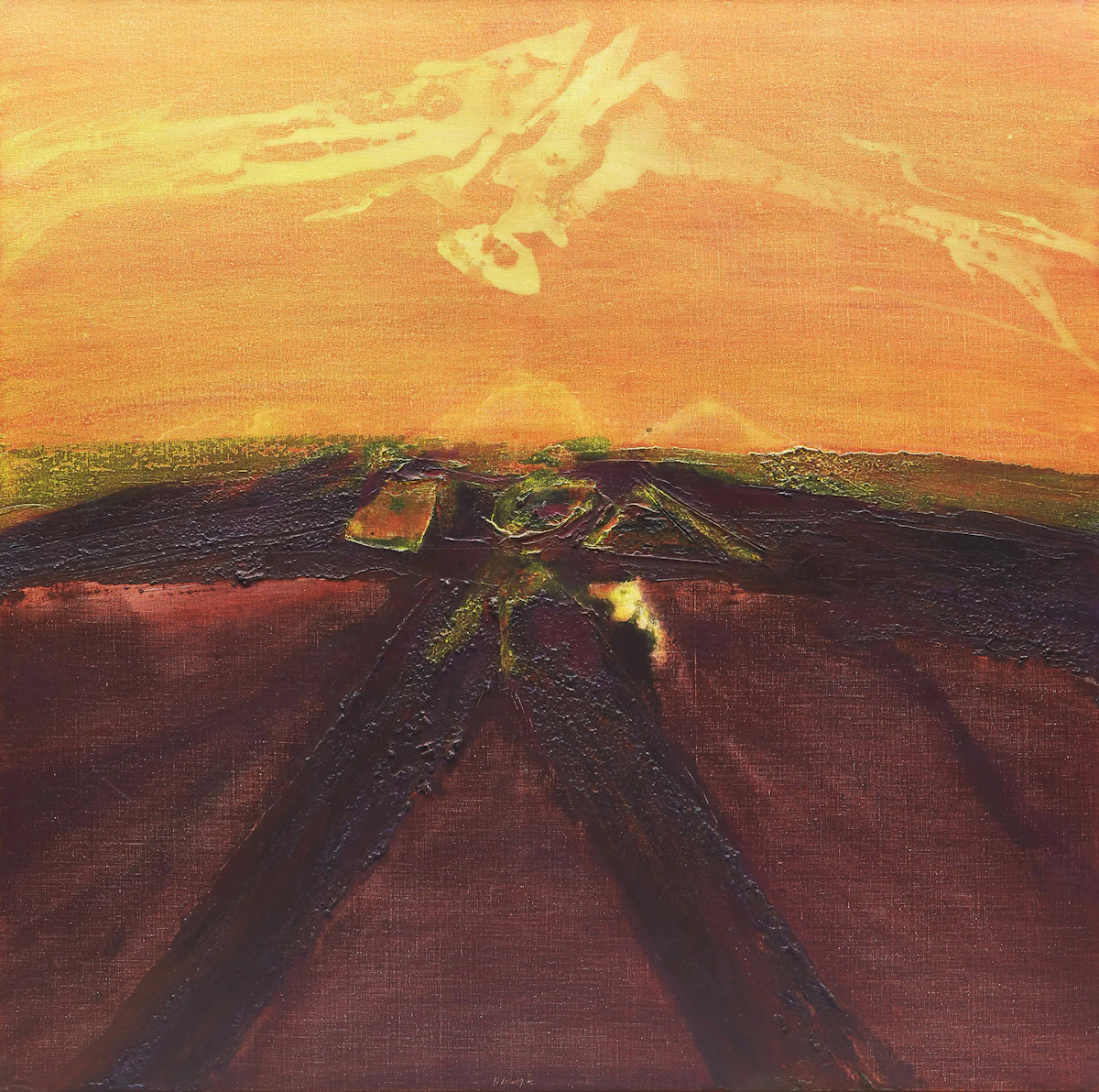 John-Franklin Koenig, Weso, oil on canvas, 1965