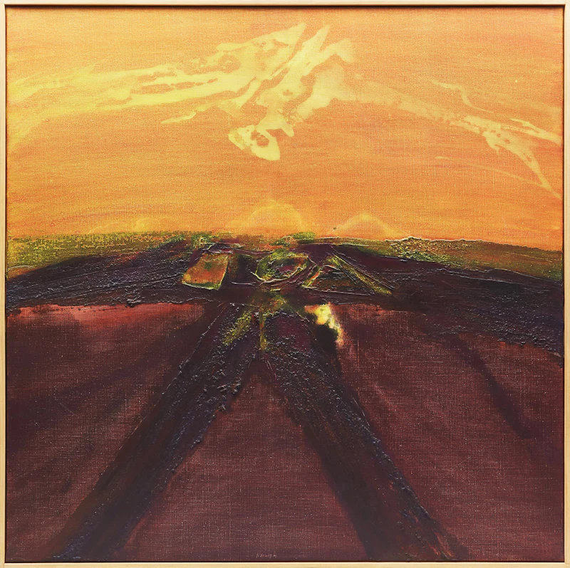 John-Franklin Koenig, Weso, oil on canvas, 1965 - view 2