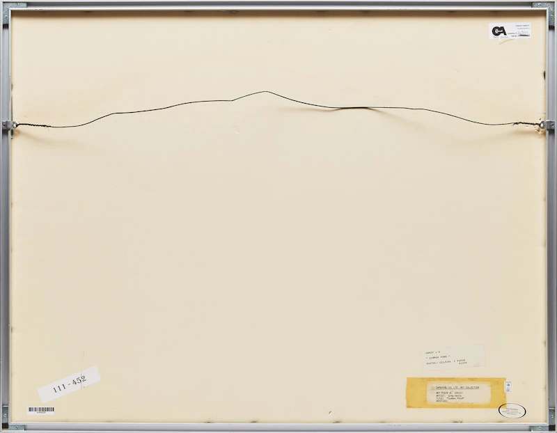 Gregory Hardy, Summer Pond, pastel on paper, 1985 - view 3
