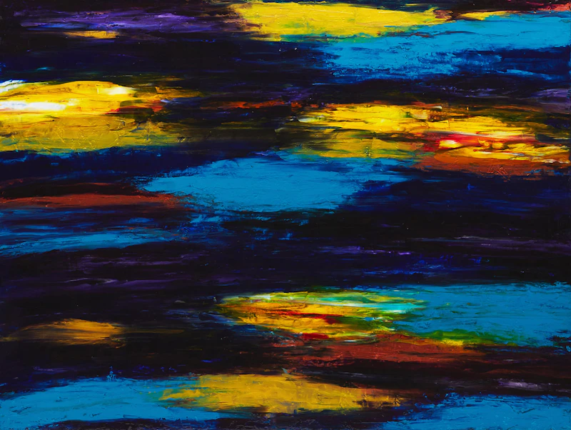 Clement Lemieux, Mirage, oil on board