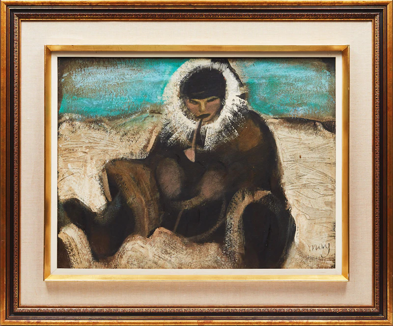 Karl May, Eskimo, oil on board - view 2