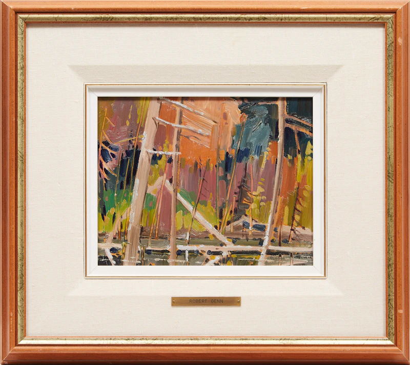 Robert Genn, Trout Lake View, oil on panel - view 2