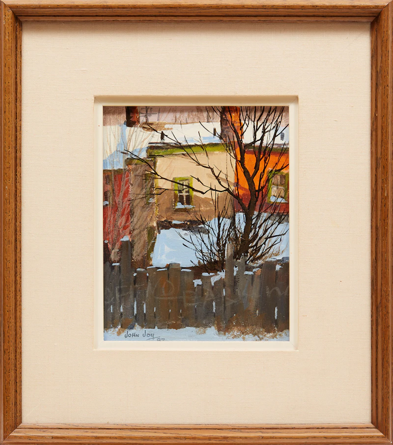 John Joy, Carlaw Avenue, oil on masonite, 1987 - view 2