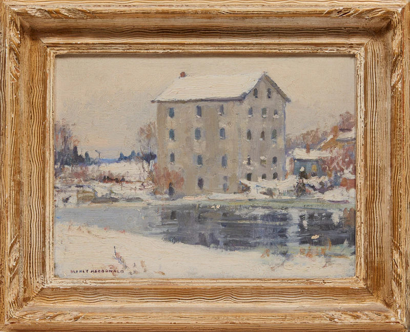 Manly Edward MacDonald, Shannonville Mill, Salmon River, oil on canvas laid down on board - view 2