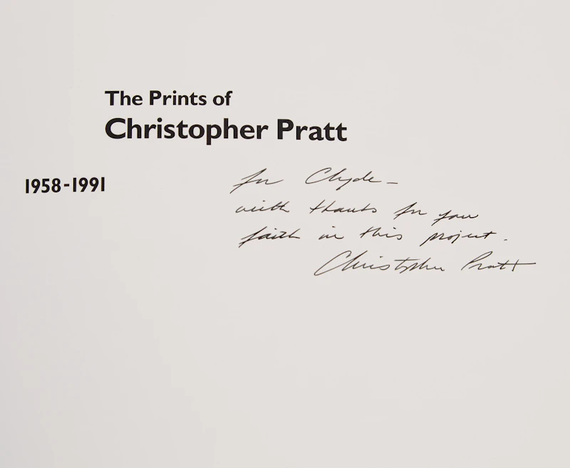 Christopher Pratt, A Boat and the Moon, colour silkscreen and book, 1991 - view 3