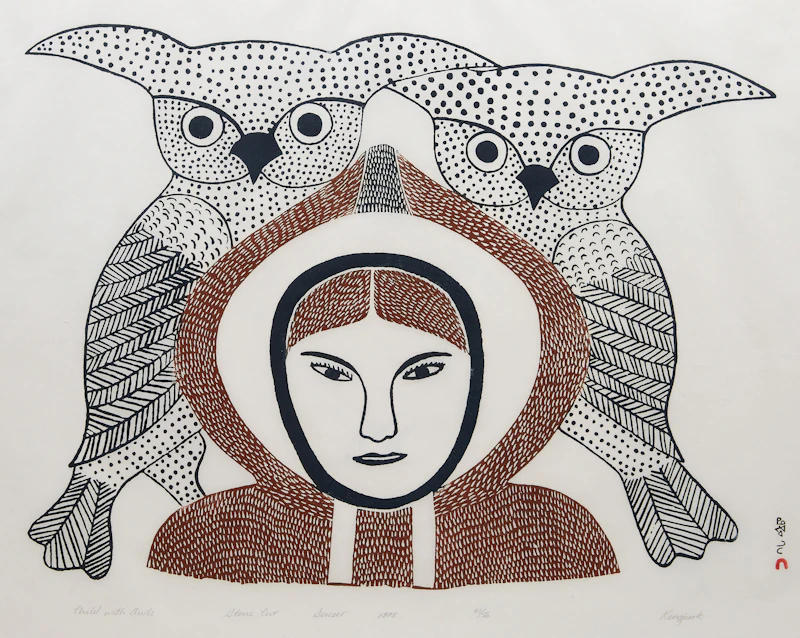 Child with Owls by Kenojuak Ashevak