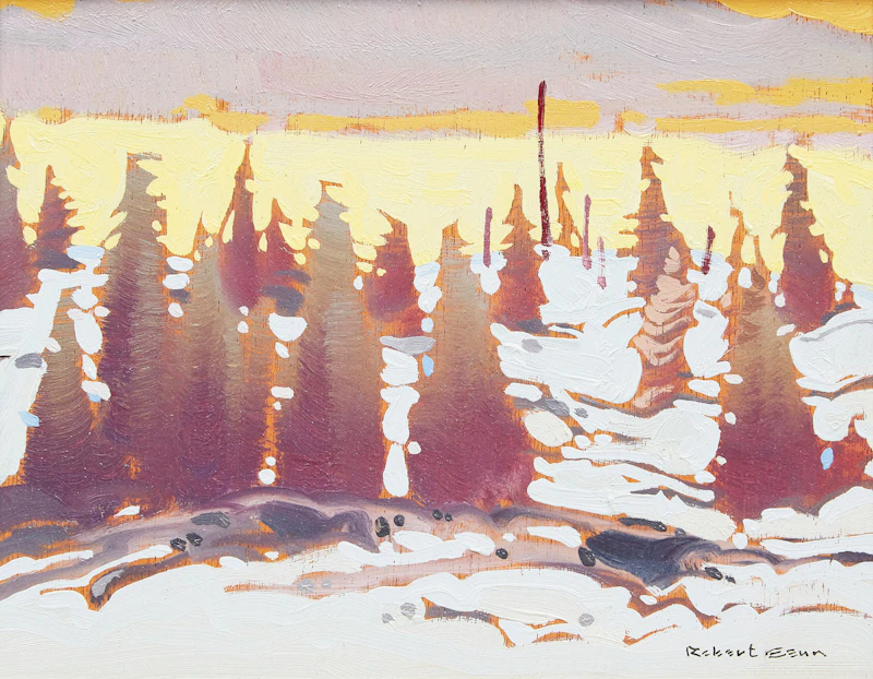 Robert Genn, Sombre Compliment, oil on board - view 1