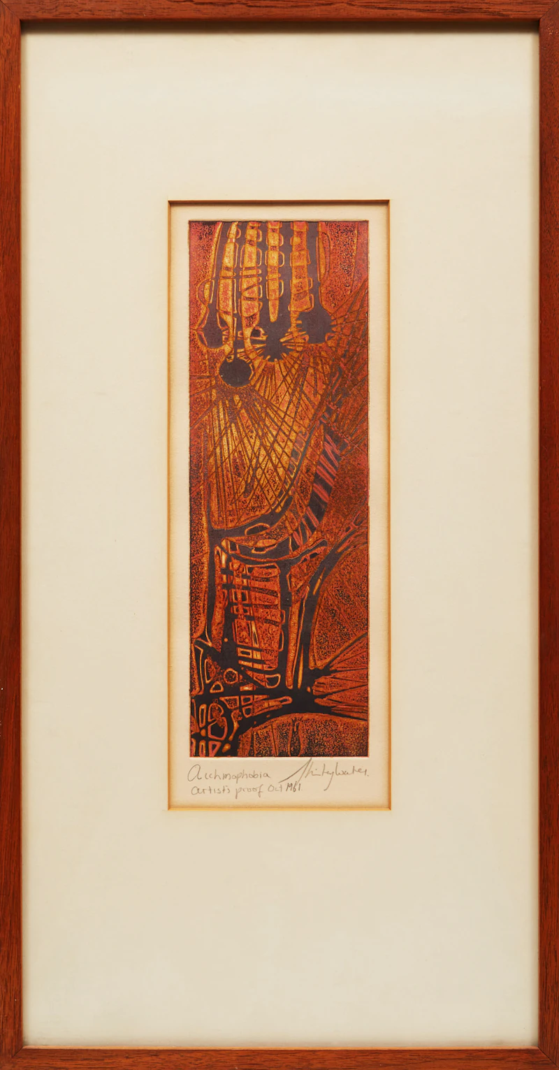 Shirley Wales, Aichmophobia, colour etching, 1961 - view 2