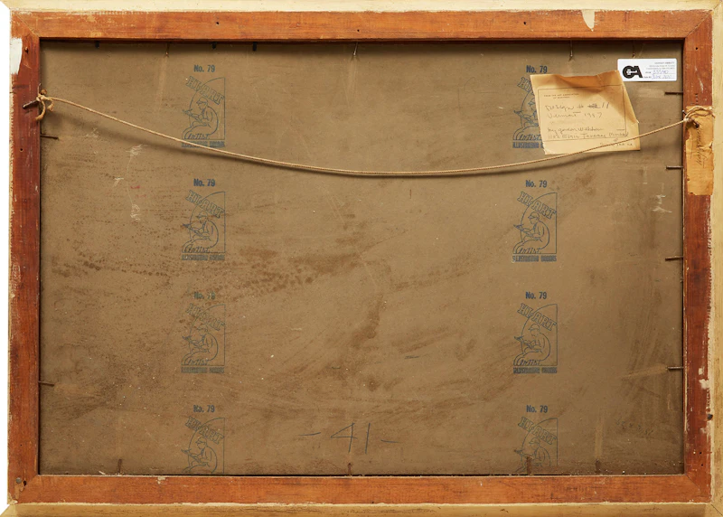 Gordon McKinley Webber, Design #11, mixed media on board, 1947 - view 3