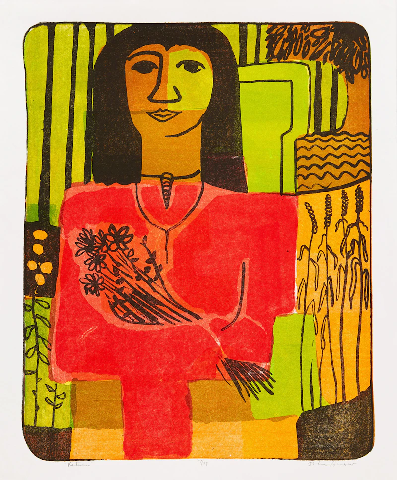 John Harold Thomas Snow, Oporto; Sambaso; Return, three colour lithographs - view 6