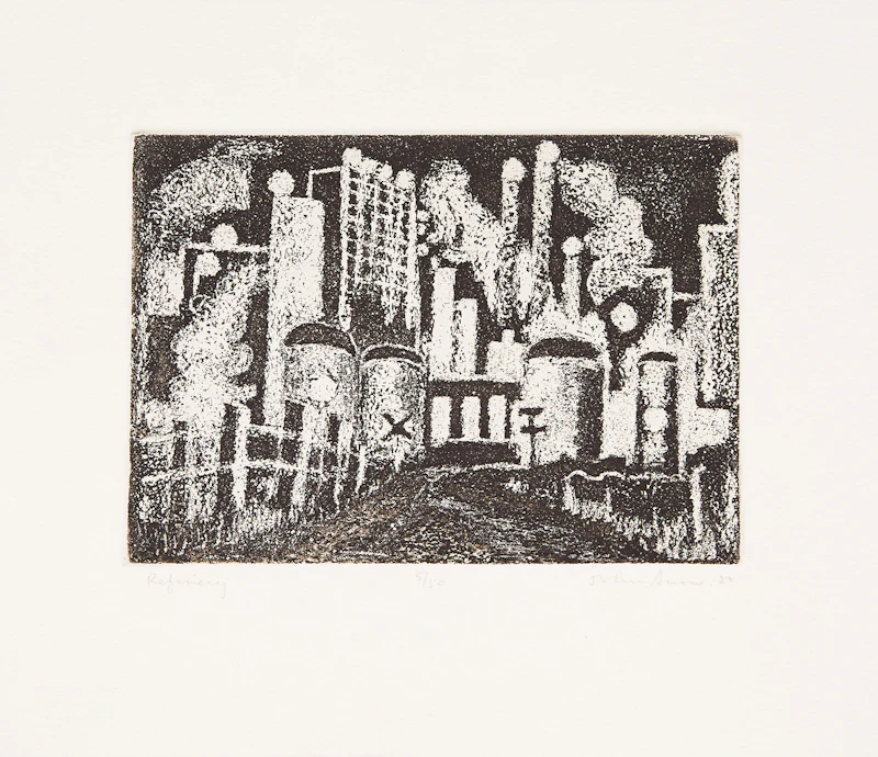 Refinery; Vestia; Waterfront; Studio by John Harold Thomas Snow