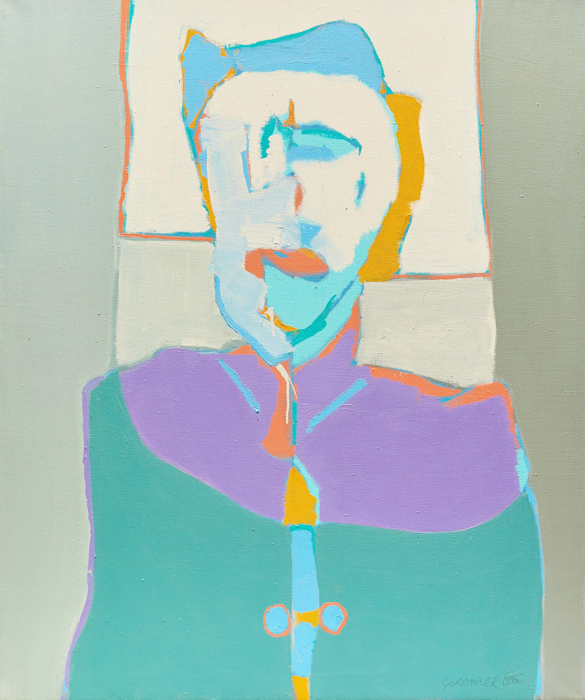James Gordaneer, Member of the Band, oil on canvas, 1985