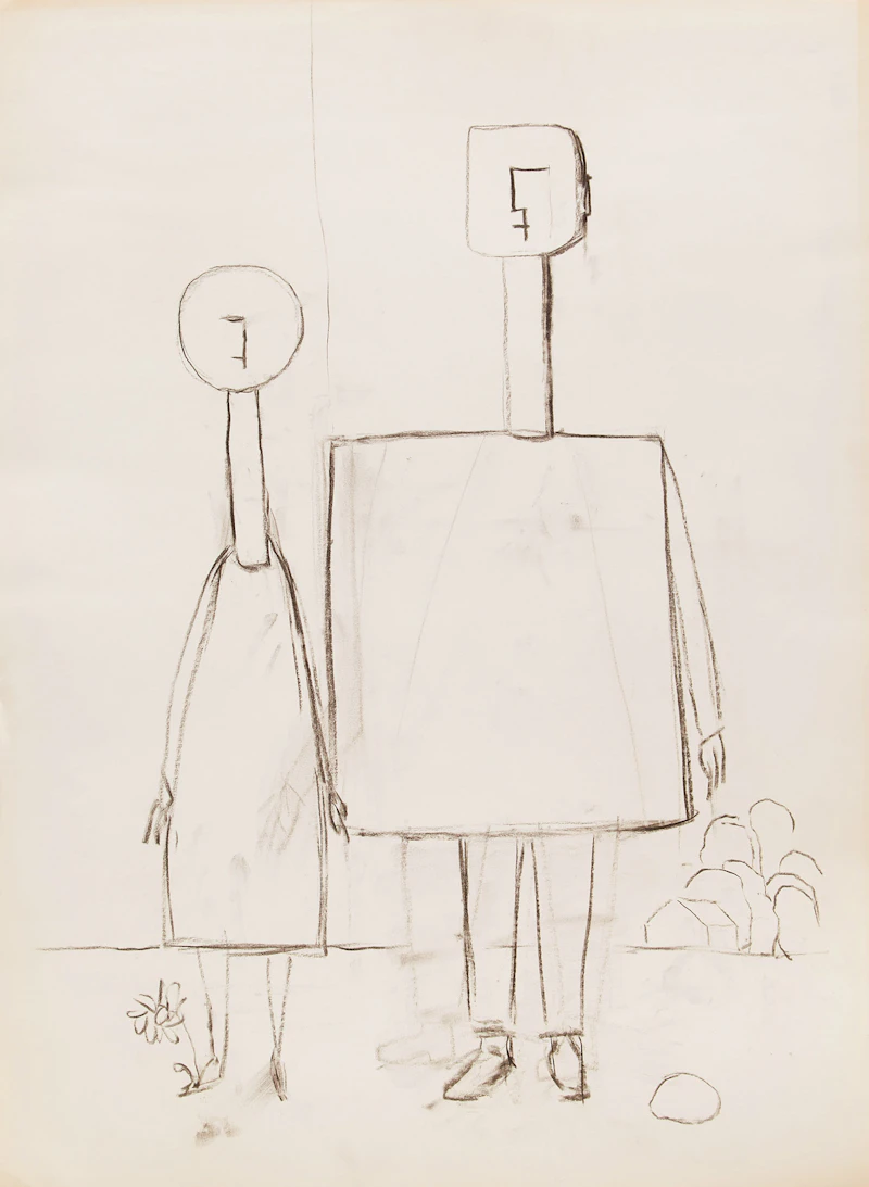 Figurative and Abstract Drawings  by Gerald Milne Moses