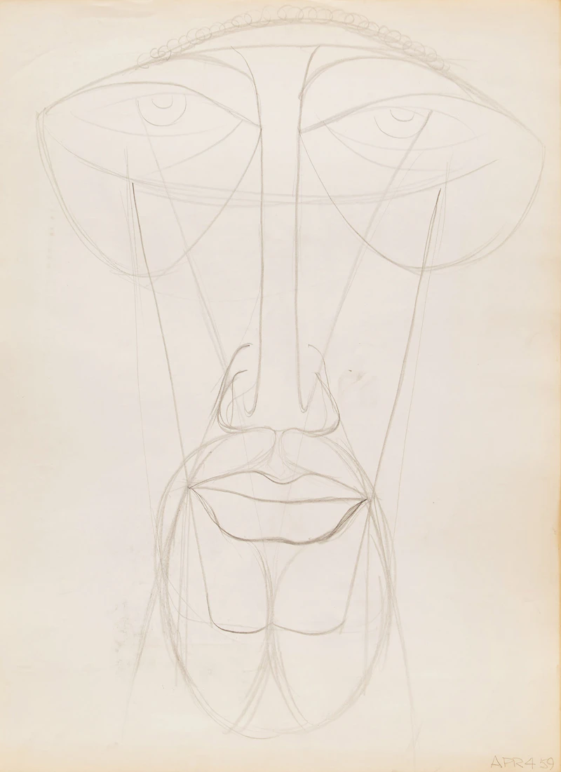 Gerald Milne Moses, Figurative and Abstract Drawings , nineteen mixed media and watercolour on paper - view 2