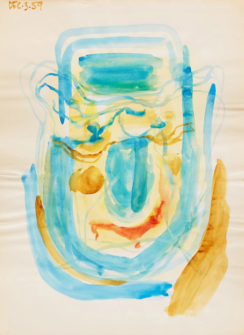 Gerald Milne Moses, Figurative and Abstract Drawings , nineteen mixed media and watercolour on paper - view 6