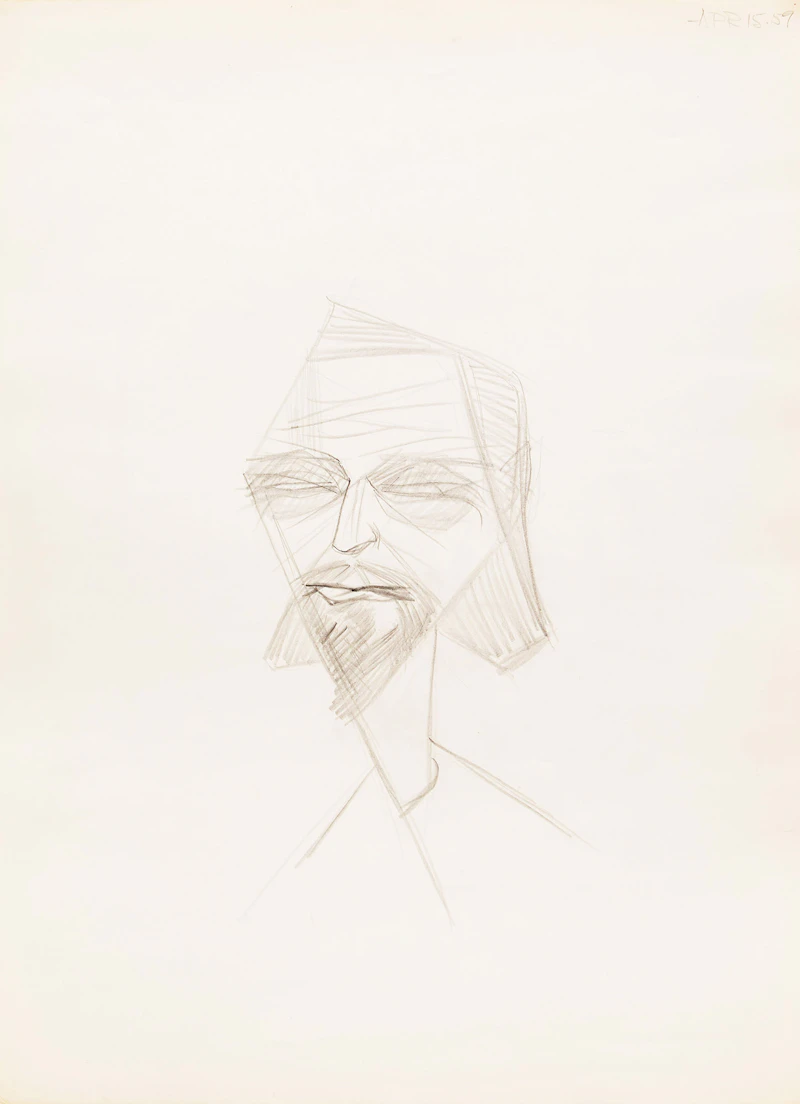 Gerald Milne Moses, Figurative and Abstract Drawings , nineteen mixed media and watercolour on paper - view 7