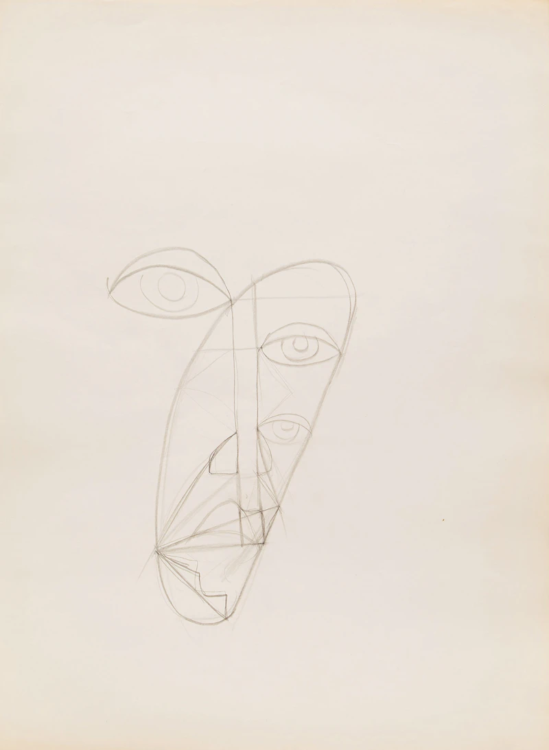 Gerald Milne Moses, Figurative and Abstract Drawings , nineteen mixed media and watercolour on paper - view 9