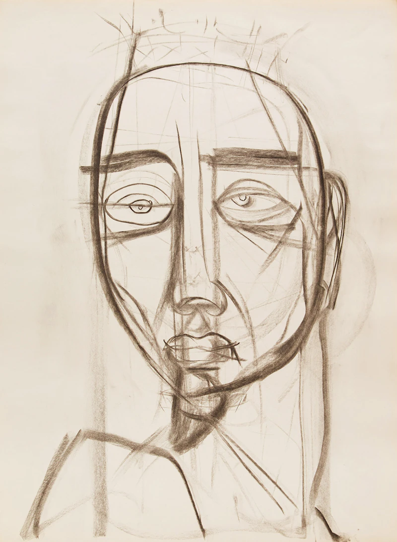 Gerald Milne Moses, Figurative and Abstract Drawings , nineteen mixed media and watercolour on paper - view 12