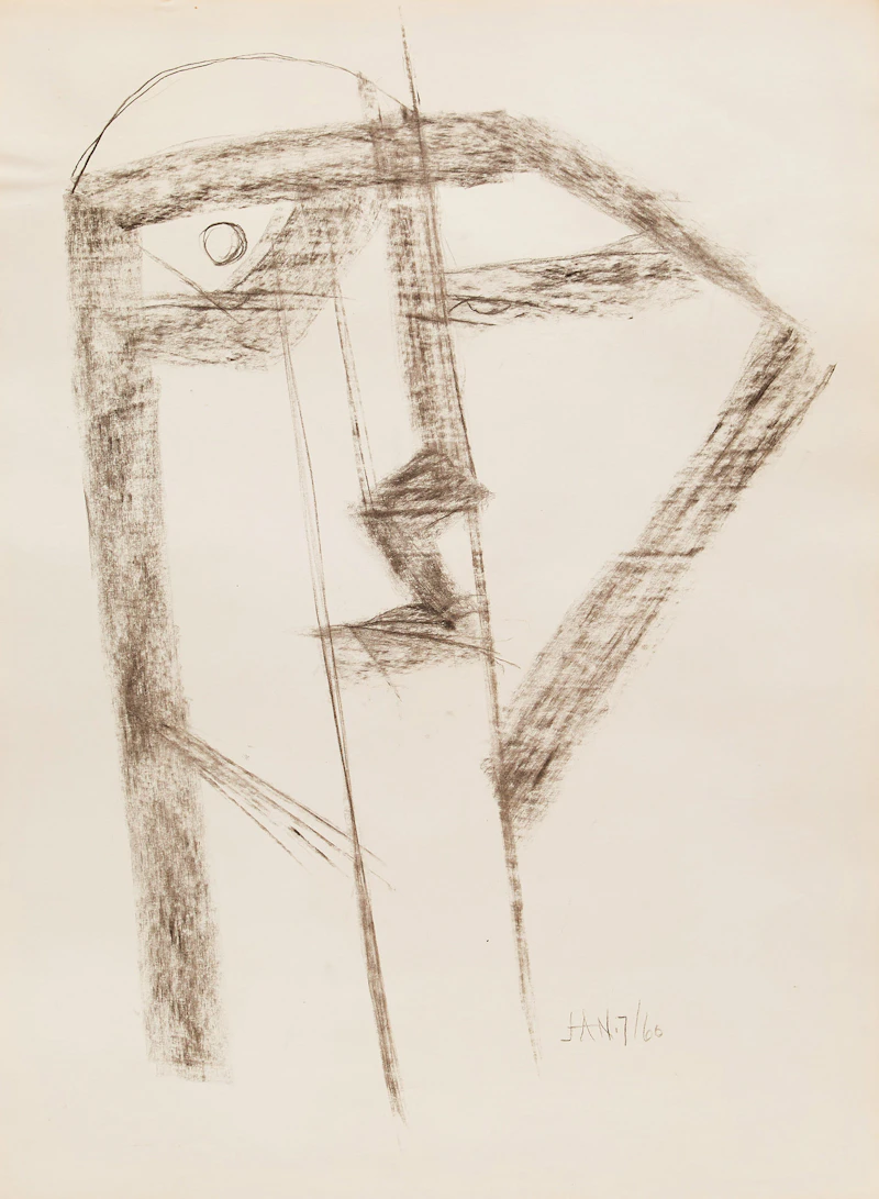 Gerald Milne Moses, Figurative and Abstract Drawings , nineteen mixed media and watercolour on paper - view 14