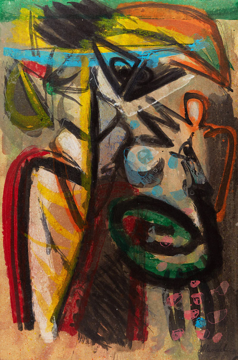 Abstract Composition; Abstracted Figure by Alain Delic