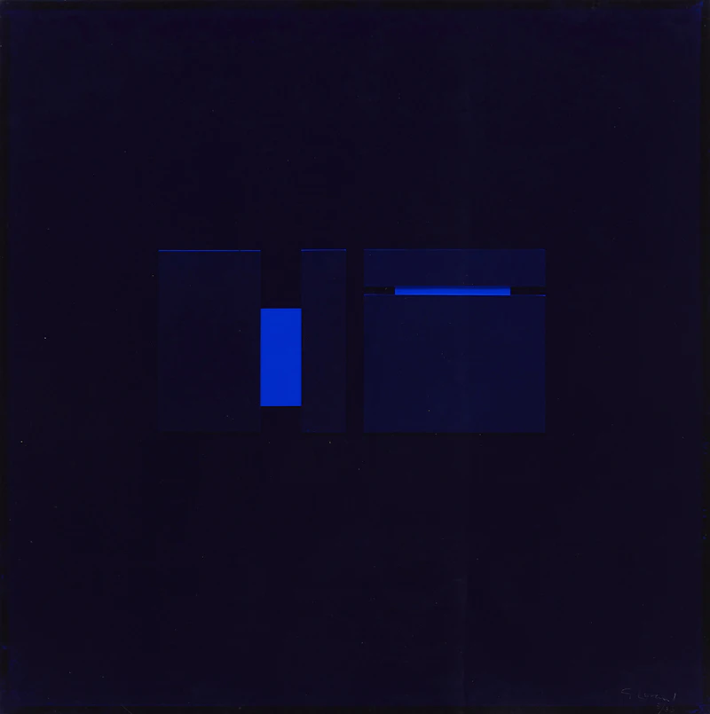Dimensions Blue #1 by Gino Lorcini