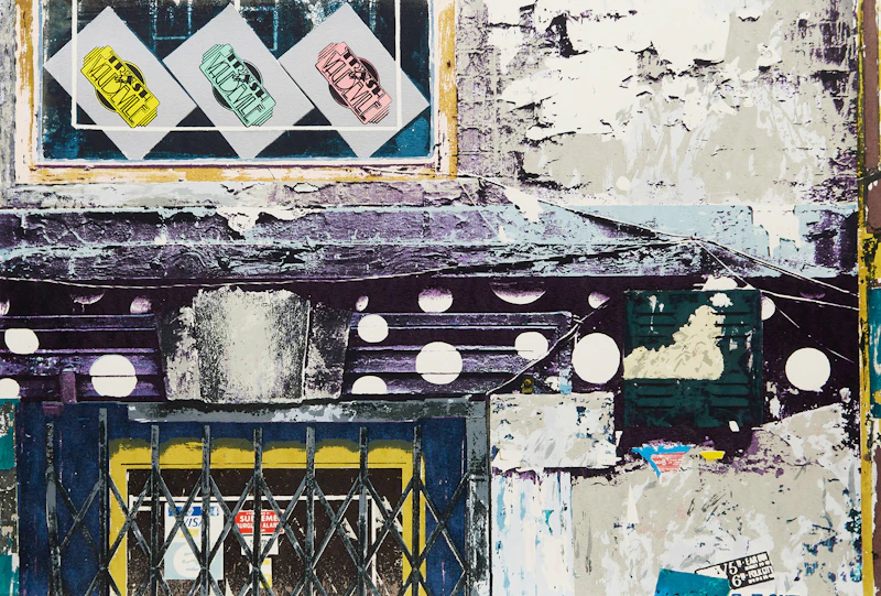 Manhattan Walls #6: East Village Storefront by Diana Birkenheier