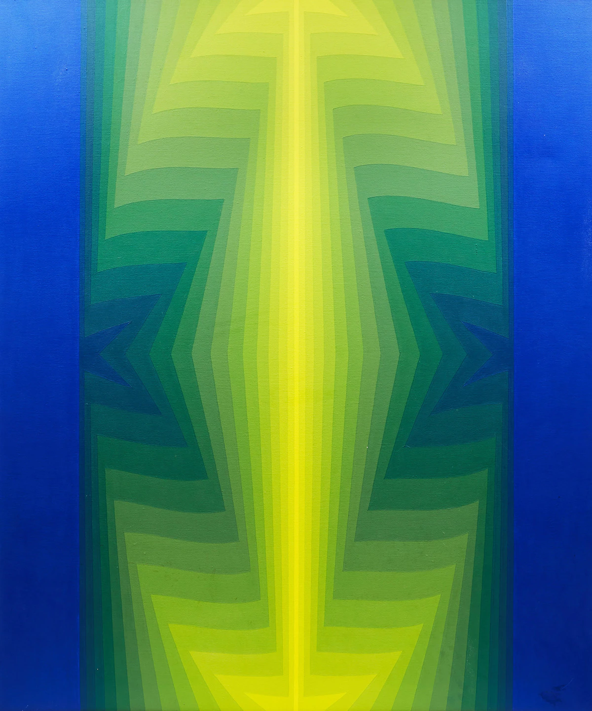 Peter Deutsch, Norbu, acrylic on canvas, 1974