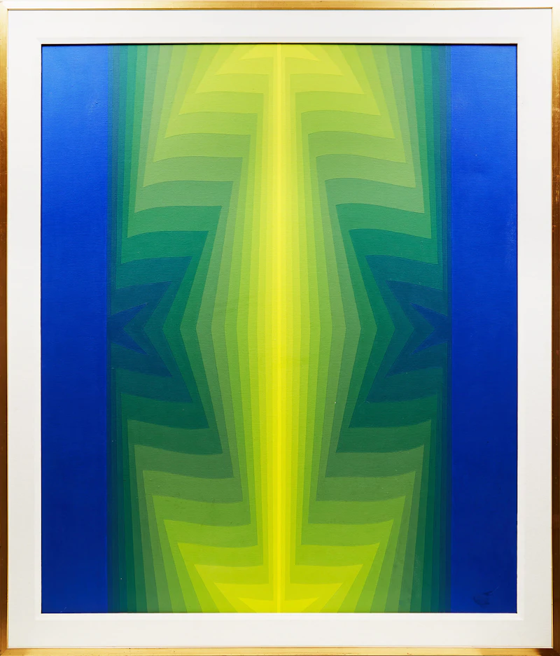Peter Deutsch, Norbu, acrylic on canvas, 1974 - view 2