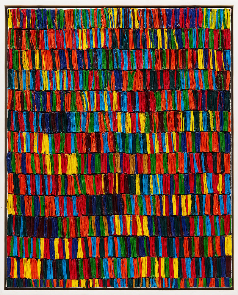 Max Johnston, Wholeness in a Collective Compression, acrylic on canvas, 1992 - view 2
