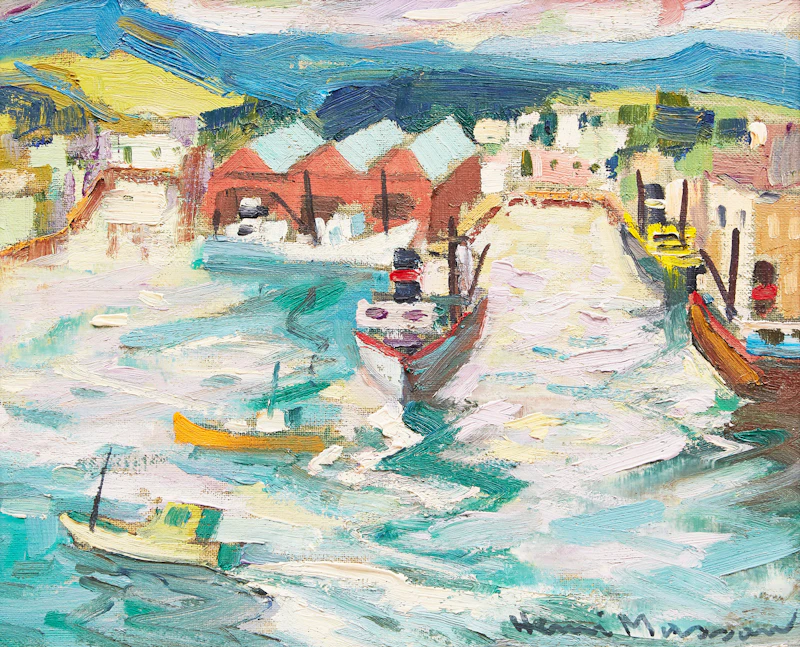 St. John’s Harbour from the Battery by Henri Leopold Masson