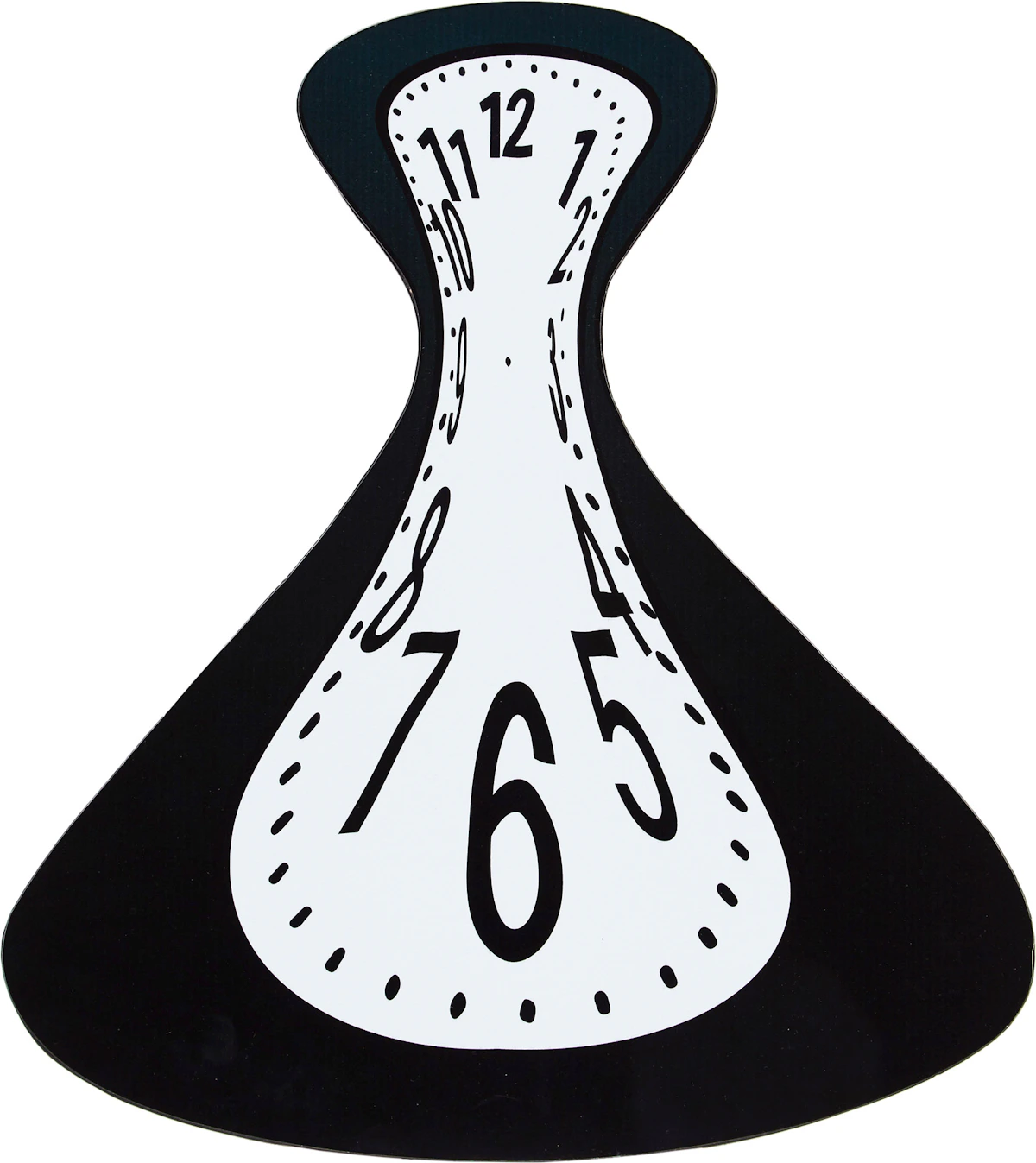 John MacGregor, Squeezed Time, steel and vinyl, 2010
