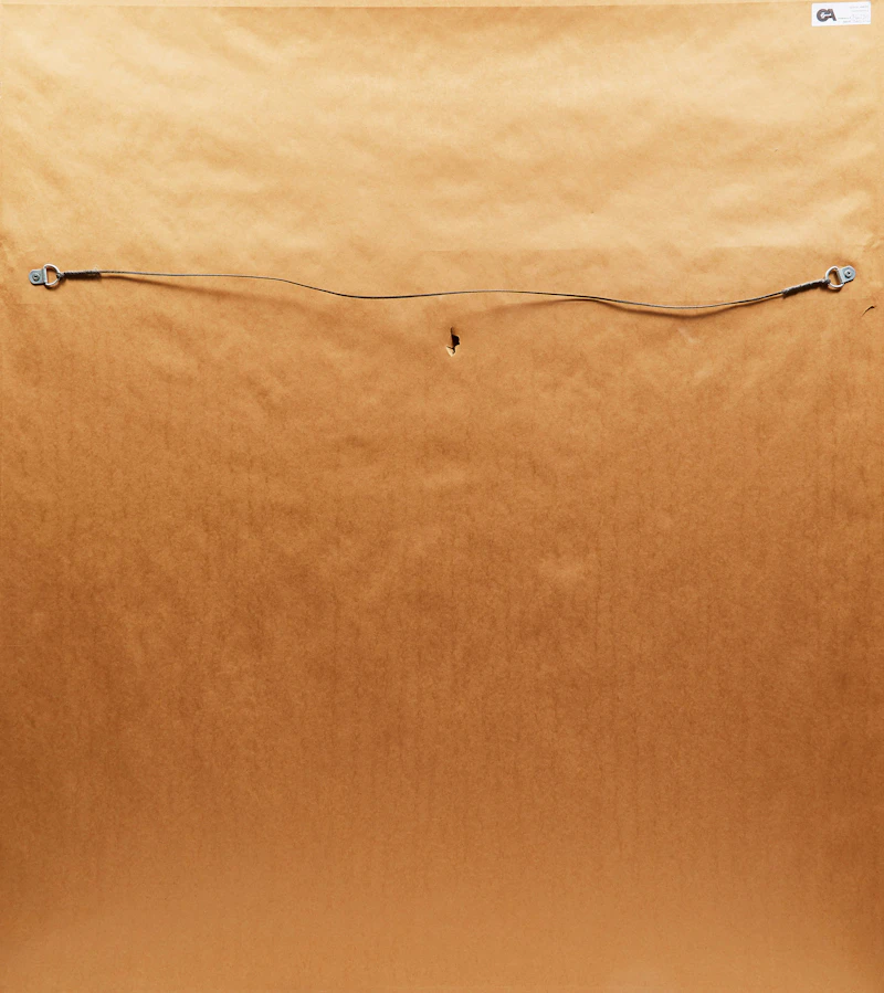 Tony Calzetta, Abstraction, oil stick and graphite on paper - view 3