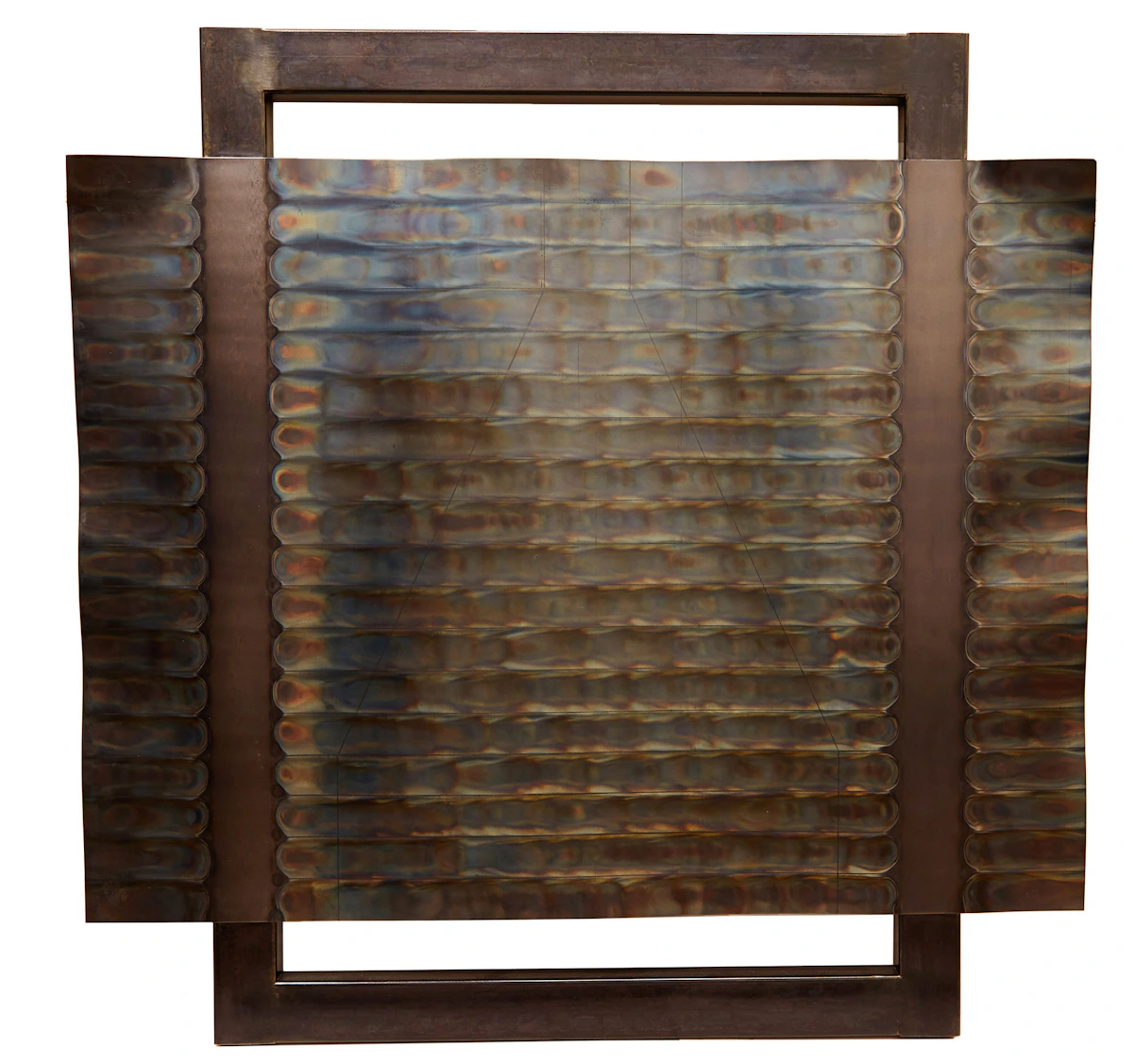 René Pierre Allain, Open Warp #6, steel, 1999