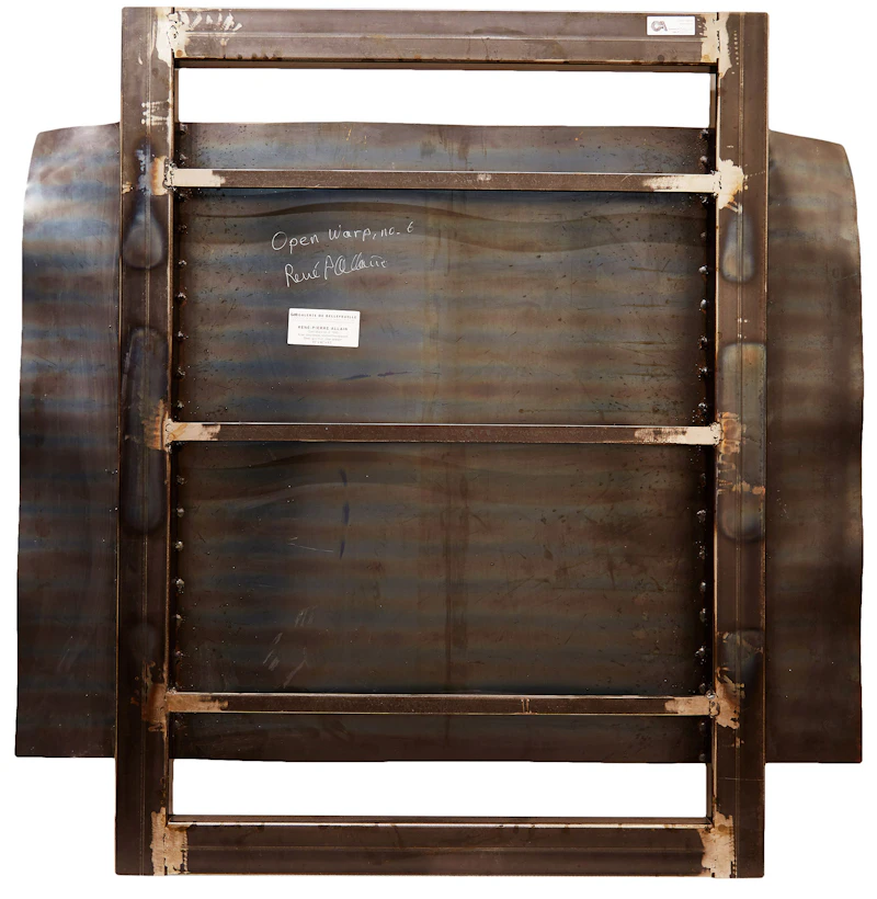 René Pierre Allain, Open Warp #6, steel, 1999 - view 2