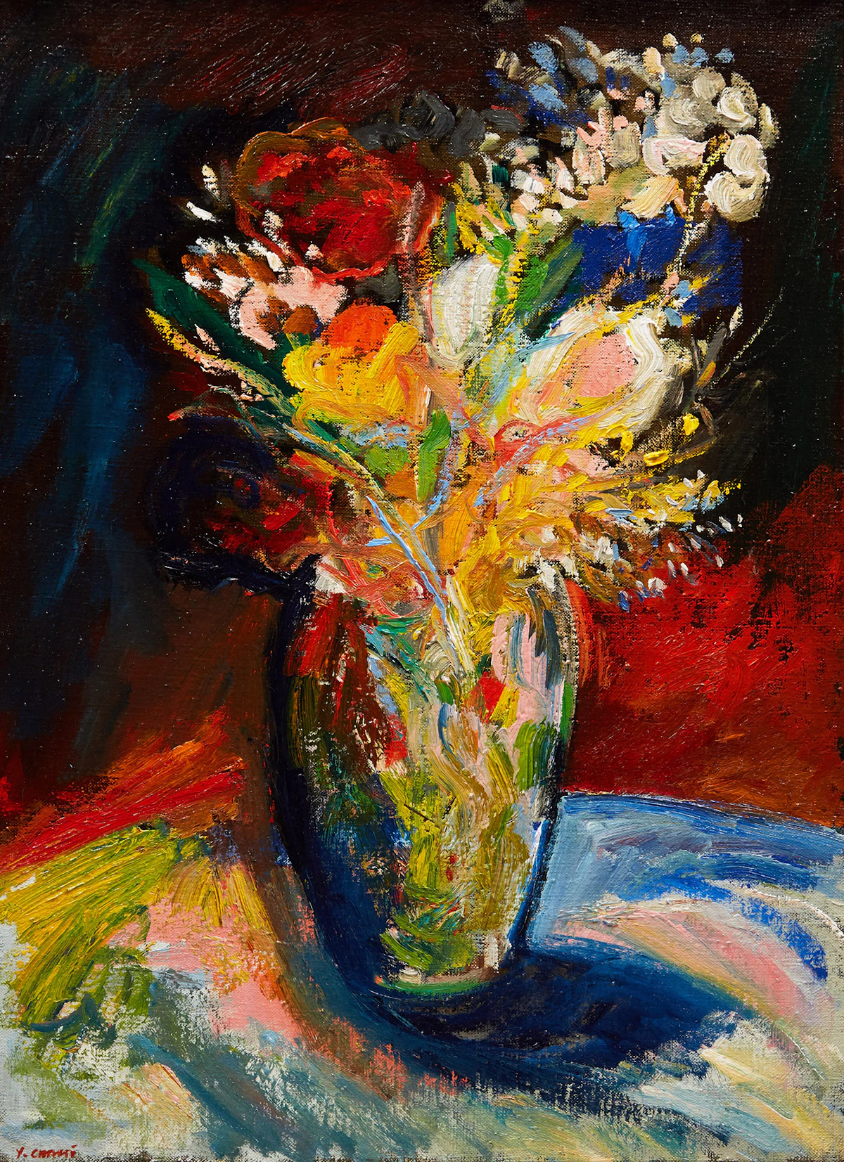 Yehouda Chaki, Window 0359, oil on canvas