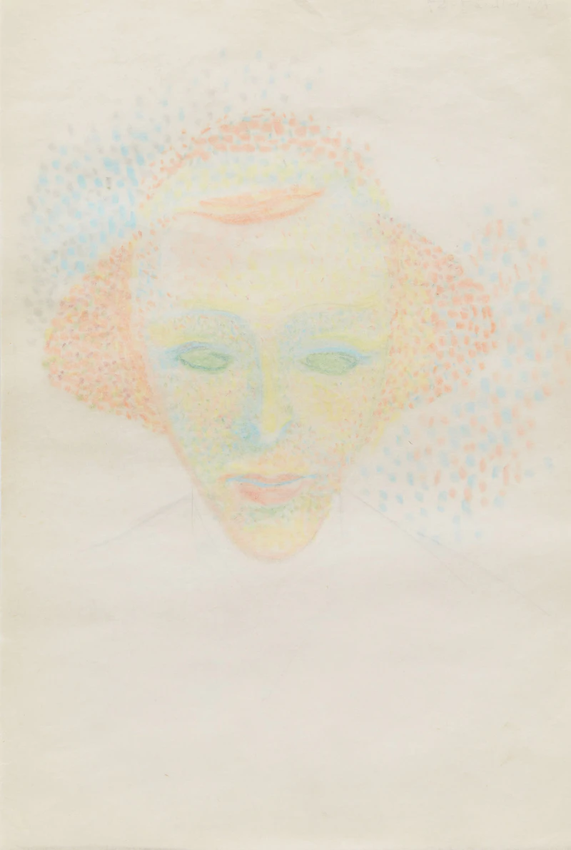 Gerald Milne Moses, Figurative and Abstract Drawings, seven pastels on paper - view 6