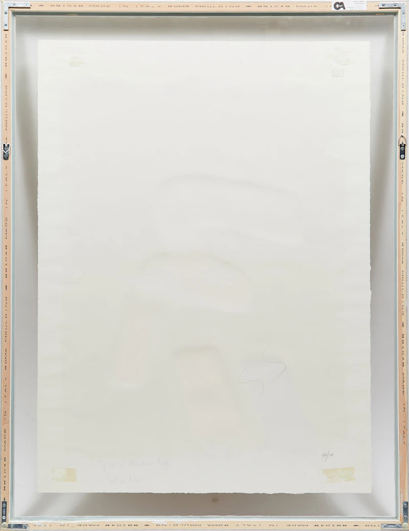 Jack Hamilton Bush, Yellow Mark, colour serigraph, 1971 - view 3
