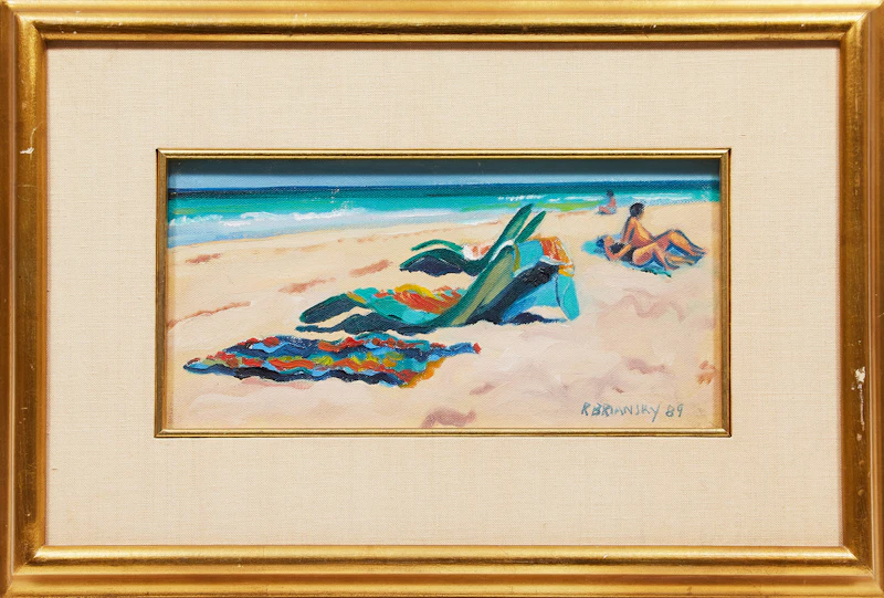 Rita Briansky, Midi, oil on canvas, 1989 - view 2