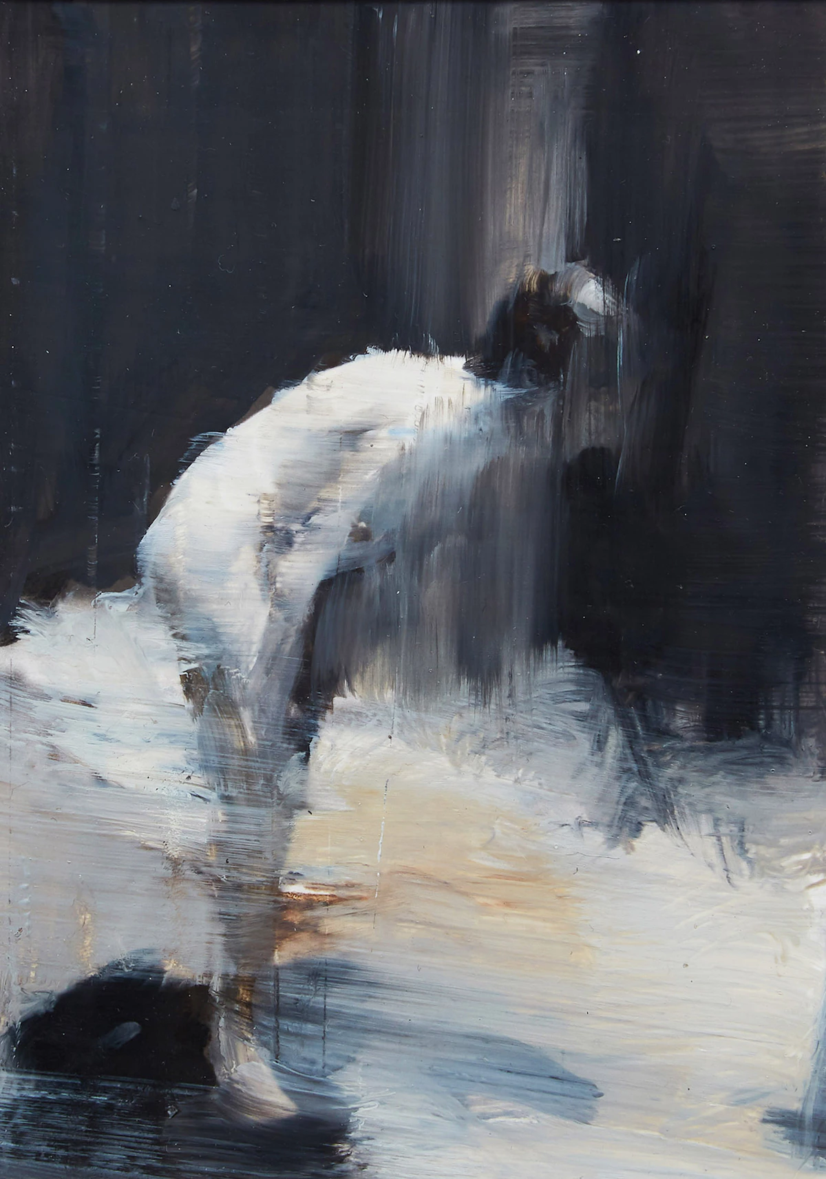 Sophie Jodoin, Nude 6, oil on paper, 2006